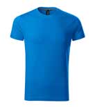 t-shirt męski action, nadruk bezpośredni – snorkel blue (70)